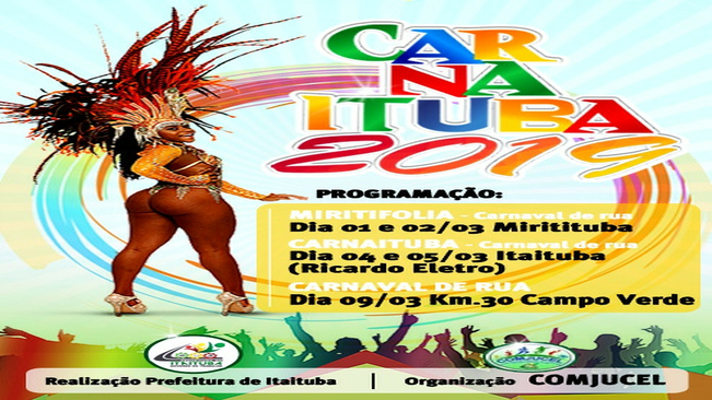 PROGRAMAÇÃO CARNAITUBA 2019