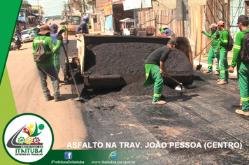 Foto - ASFALTAMENTO DA TRAVESSA JOÃO PESSOA