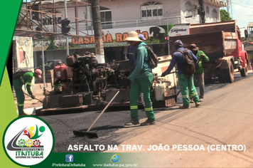 Foto - ASFALTAMENTO DA TRAVESSA JOÃO PESSOA