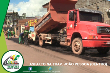 Foto - ASFALTAMENTO DA TRAVESSA JOÃO PESSOA