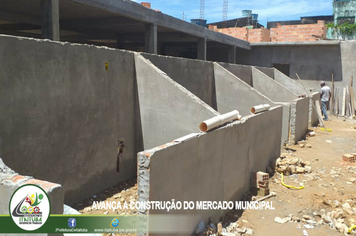 Foto - AVANÇAM AS OBRAS DO MERCADO MUNICIPAL BEIRA RIO