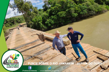 Foto - 339 METROS DE PONTE DE MADEIRAS SOBRE O RIO JAMANXIM
