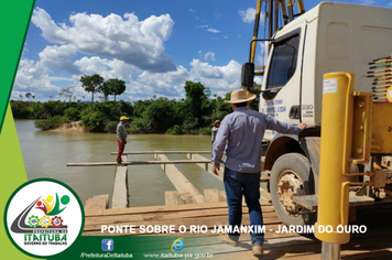 Foto - 339 METROS DE PONTE DE MADEIRAS SOBRE O RIO JAMANXIM