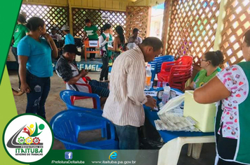 Foto - CARAVANA DA SAÚDE REALIZA AÇÃO NA COMUNIDADE DO PENEDO.