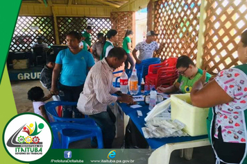 Foto - CARAVANA DA SAÚDE REALIZA AÇÃO NA COMUNIDADE DO PENEDO.
