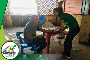 Foto - CARAVANA DA SAÚDE REALIZA AÇÃO NA COMUNIDADE DO PENEDO.