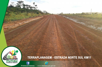 Foto - COMEÇA A RECUPERAÇÃO DA VICINAL NORTE SUL