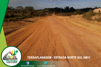 Foto - COMEÇA A RECUPERAÇÃO DA VICINAL NORTE SUL