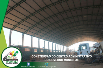 Foto - COMPLEXO ADMINISTRATIVO ESTÁ RECEBENDO COBERTURA