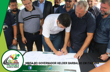 Foto - EM VISITA À ITAITUBA GOVERNO DO ESTADO
