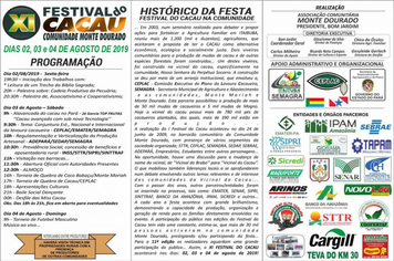 Foto - FESTIVAL DO CACAU 2019