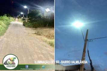 Foto - ILUMINAÇÃO DE LED CHEGA AOS BAIRROS MAIS DISTANTES E COMUNIDADES DO MUNICÍPIO