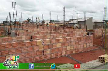Foto - OBRA DO ABRIGO MUNICIPAL