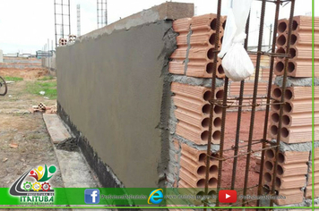 Foto - OBRA DO ABRIGO MUNICIPAL
