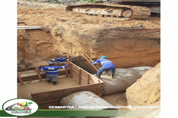 Foto - OBRAS DO SISTEMA DE MACRODRENAGEM ESTÃO DE VENTO EM POLPA