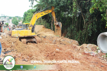 Foto - OBRAS DO SISTEMA DE MACRODRENAGEM ESTÃO DE VENTO EM POLPA