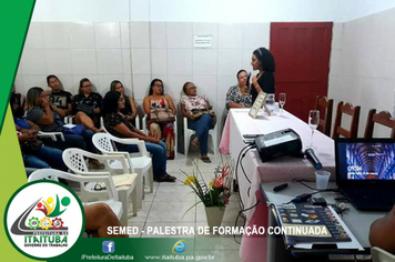 Foto - PALESTRA DE FORMAÇÃO CONTINUADA