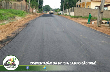 Foto - PAVIMENTAÇÃO DA 15ª RUA BAIRRO SÃO TOMÉ
