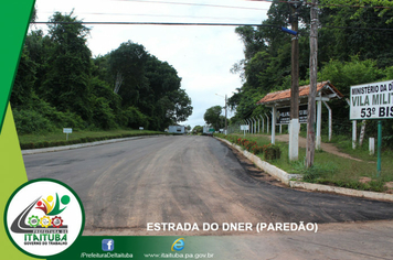 Foto - PAVIMENTAÇÃO DA ESTRADA DO DNER