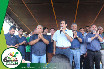 Foto - PAVIMENTAÇÃO QUE IRÁ BENEFICIAR CINCO BAIRROS DE ITAITUBA