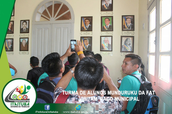 Foto - TURMA DE ALUNOS MUNDURUKU DA FACULDADE DO TAPAJÓS