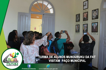Foto - TURMA DE ALUNOS MUNDURUKU DA FACULDADE DO TAPAJÓS