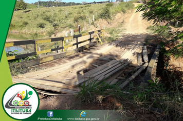 Foto - VICINAL SANTA RITA É CONTEMPLADA COM NOVA PONTE