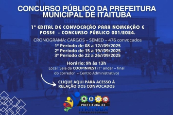 CONCURSO PÚBLICO DA PREFEITURA MUNICIPAL DE ITAITUBA
