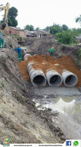 PREFEITURA INICIA A GRANDE OBRA DE DRENAGEM TUBULAR TRIPLA CRIANDO REDES AUXILIARES PARA MAIOR VASÃO DAS ÁGUAS PLUVIAIS