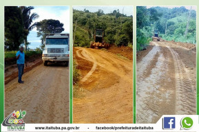 INFRAESTRUTURA RURAL: PREFEITURA REALIZA TRABALHOS DE EMPIÇARRAMENTO E TROCA DE BUEIROS NA VICINAL SANTO ANTÔNIO KM 11 SENTIDO NORTE SUL