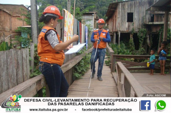 DEFESA CIVIL DE ITAITUBA REALIZA CONJUNTO DE AÇÕES EM BENEFÍCIO DA POPULAÇÃO