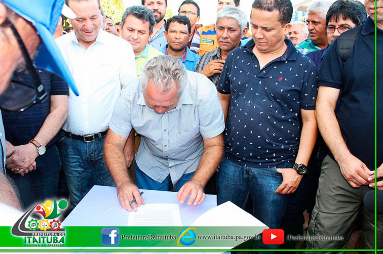 PREFEITO RECEPCIONA GOVERNADOR E RECEBE BENEFÍCIOS PARA O MUNICÍPIO