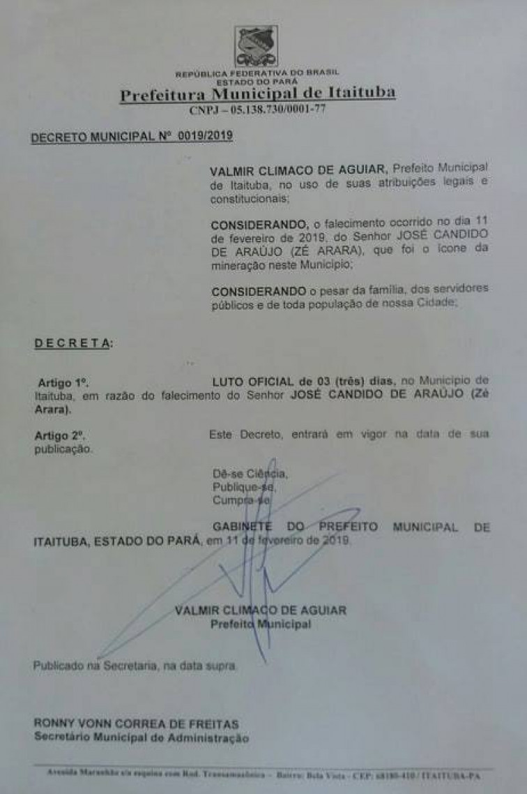 JOSÉ CÂNDIDO DE ARAÚJO (ZÉ ARARA)