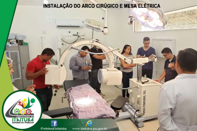 ARCO CIRÚRGICO E MESA ELÉTRICA SÃO INSTALADOS NO CENTRO CIRÚRGICO DE ORTOPEDIA DO HMI