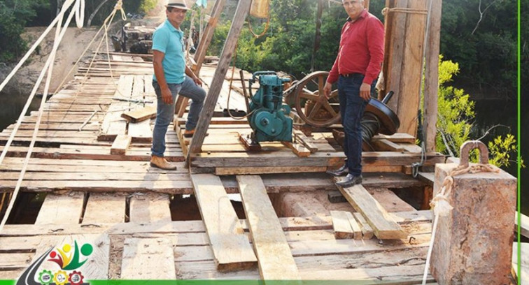 TRABALHOS DA PONTE DO RIO ITAPACURÁ AVANÇAM