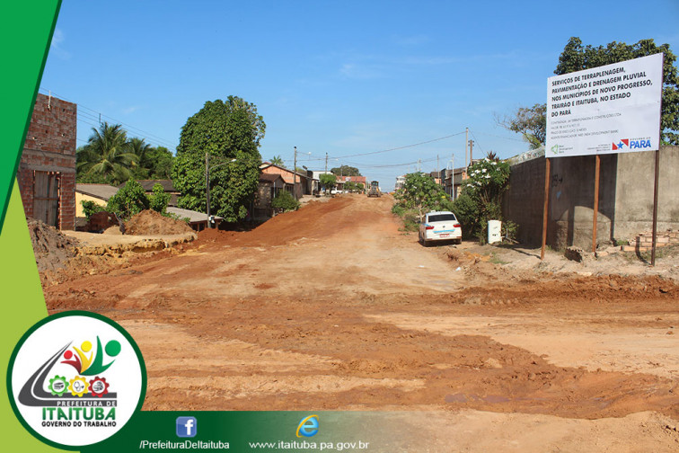 PREFEITURA INICIA OBRAS DE TERRAPLANAGEM, NIVELAMENTO E PAVIMENTAÇÃO EM PARCERIA COM O GOVERNO DO ESTADO