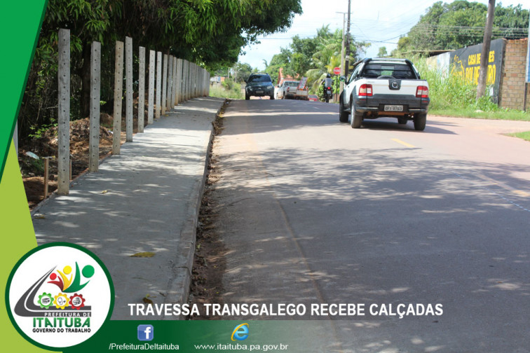 TRAVESSA TRANSGALEGO RECEBE CALÇADAS