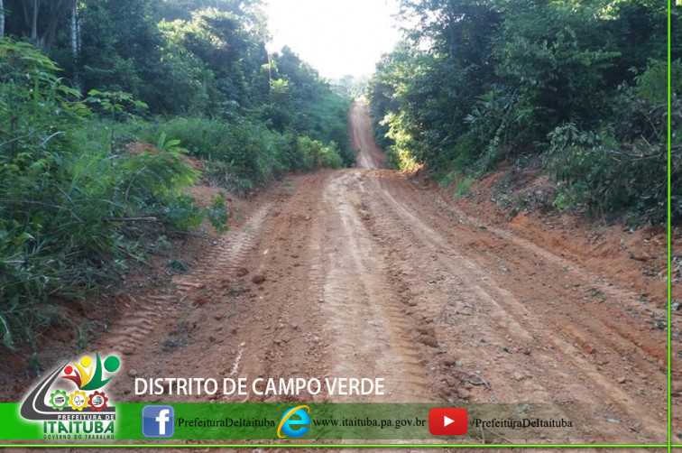 PREFEITURA AMPLIA E CRIA MAIS VIAS NO DISTRITO DE CAMPO VERDE