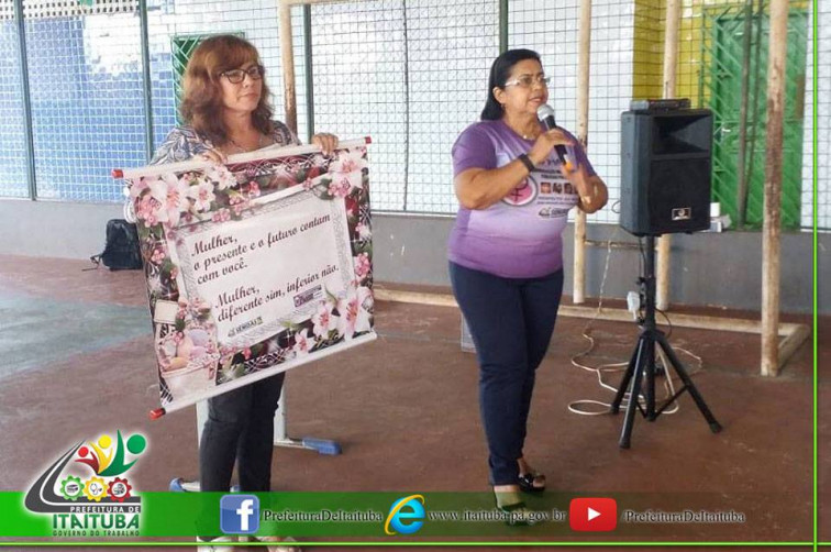 COORDENADORIA MUNICIPAL DE POLÍTICAS PÚBLICAS PARA MULHERES REALIZA PALESTRA PARA PAIS DE ALUNOS