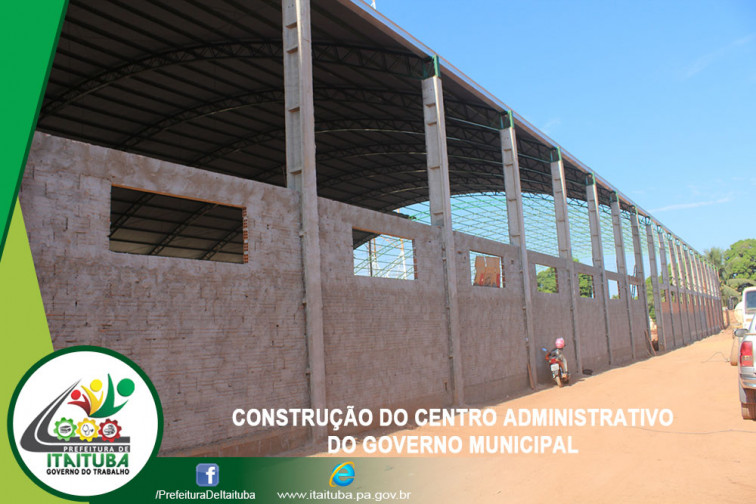 CONSTRUÇÃO DO COMPLEXO ADMINISTRATIVO ESTÁ RECEBENDO COBERTURA