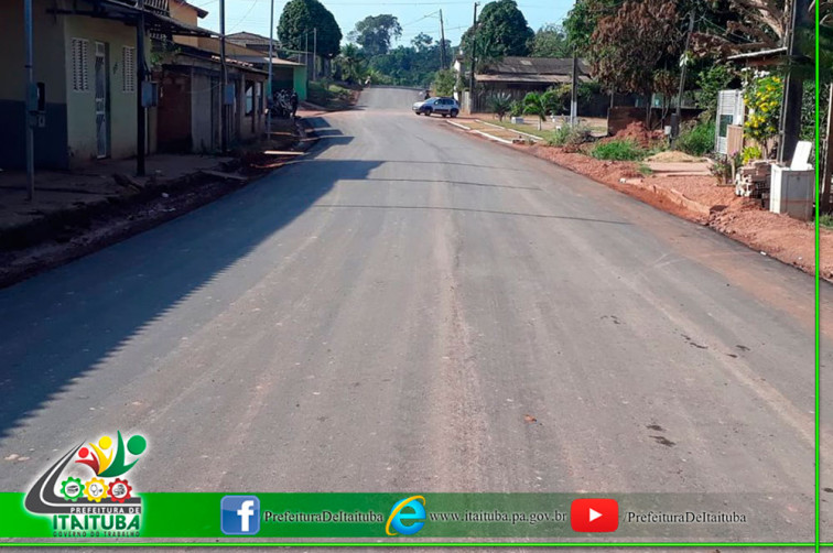 INFRAESTRUTURA URBANA: PREFEITURA AVANÇA COM ASFALTAMENTO NAS RUAS E TRAVESSAS DO BAIRRO LIBERDADE