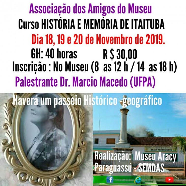 PROGRAMAÇÃO DO 13º ANIVERSÁRIO DO MUSEU ARACY PARAGUASSÚ 